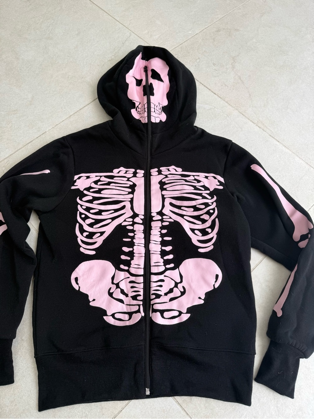 Limited Edition Ghetto Dreams Screwton Skeleton Full-Zip Hoodie